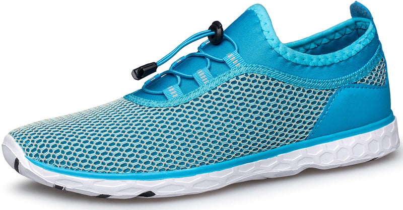 DOUSSPRT Women's Water Shoes Quick Drying Sports Aqua Shoes SkyBlue Size 8.5 - Image 3